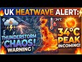 UK Heatwave Alert: Met Office Warns 34°C Scorching Peak + Thunderstorm Chaos Incoming ☀️⛈️