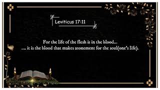 Why do we need the Blood of Jesus? How significant is the blood of Jesus in our lives