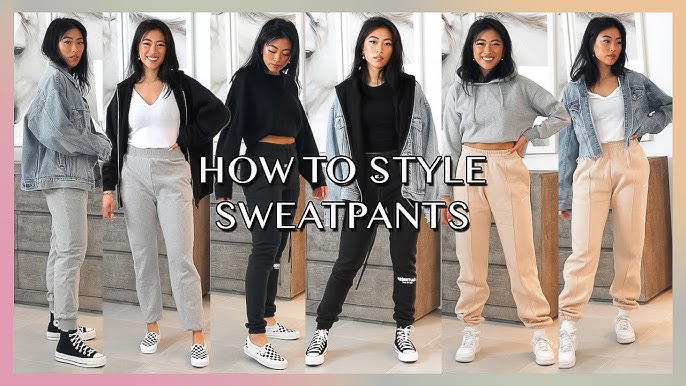 How To Wear Sweatpants (and not look like you just rolled out of