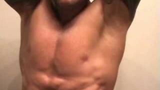 Male Fitness & Muscle Model Compeor John Quinlan Abs 10-14-2010