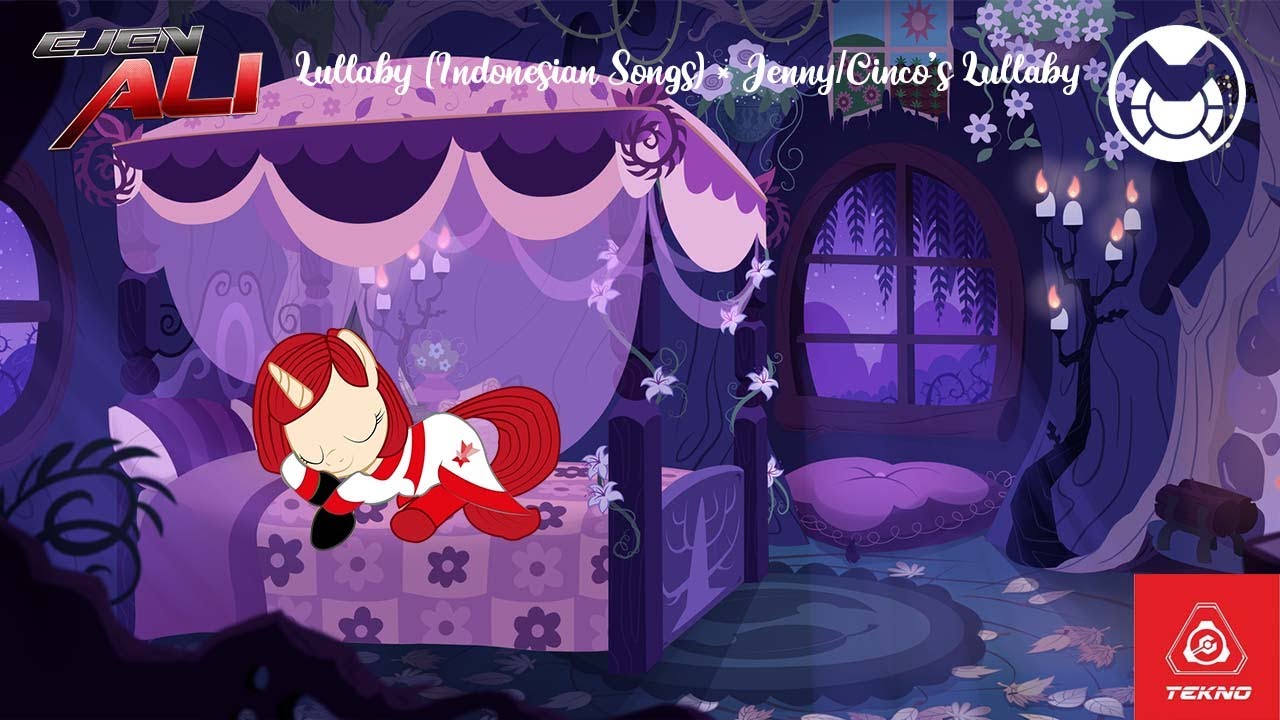 Lullaby Indonesian Songs Ejen Ali Version Amv Lyric Video Ejen Jenny Cinco S Lullaby Youtube