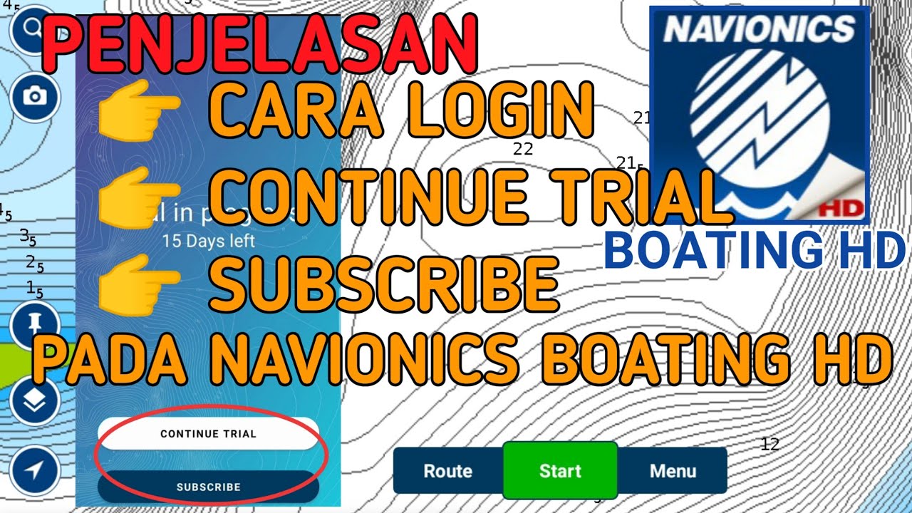Cara Login Serta Review Continue Trial & Subscribe Di Navionics Boating ...