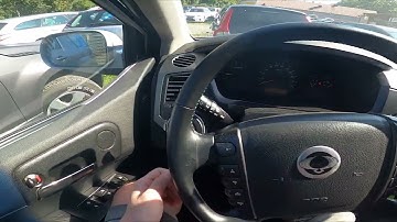 How to Close and Open Side Rear view Mirrors in SsangYong Kyron ( 2005 – 2014 )