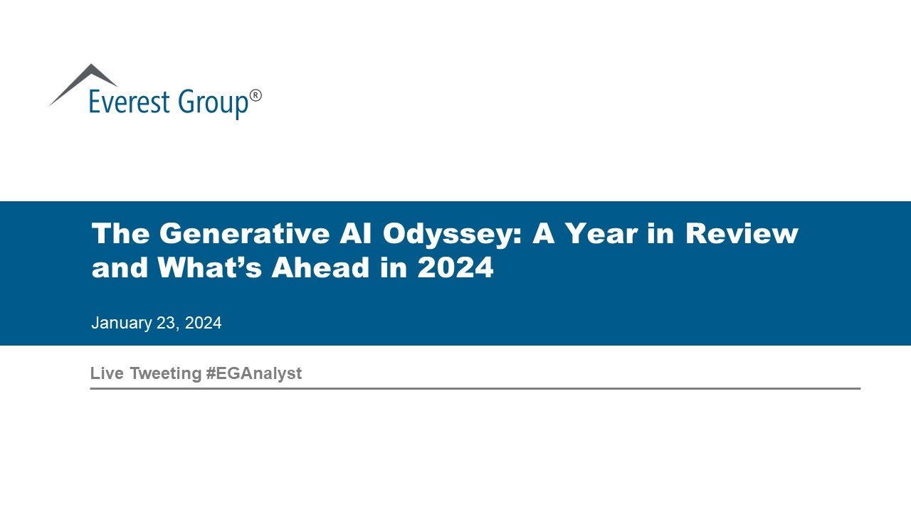 On-demand Webinar | The Generative AI Odyssey: A Year in Review and ...