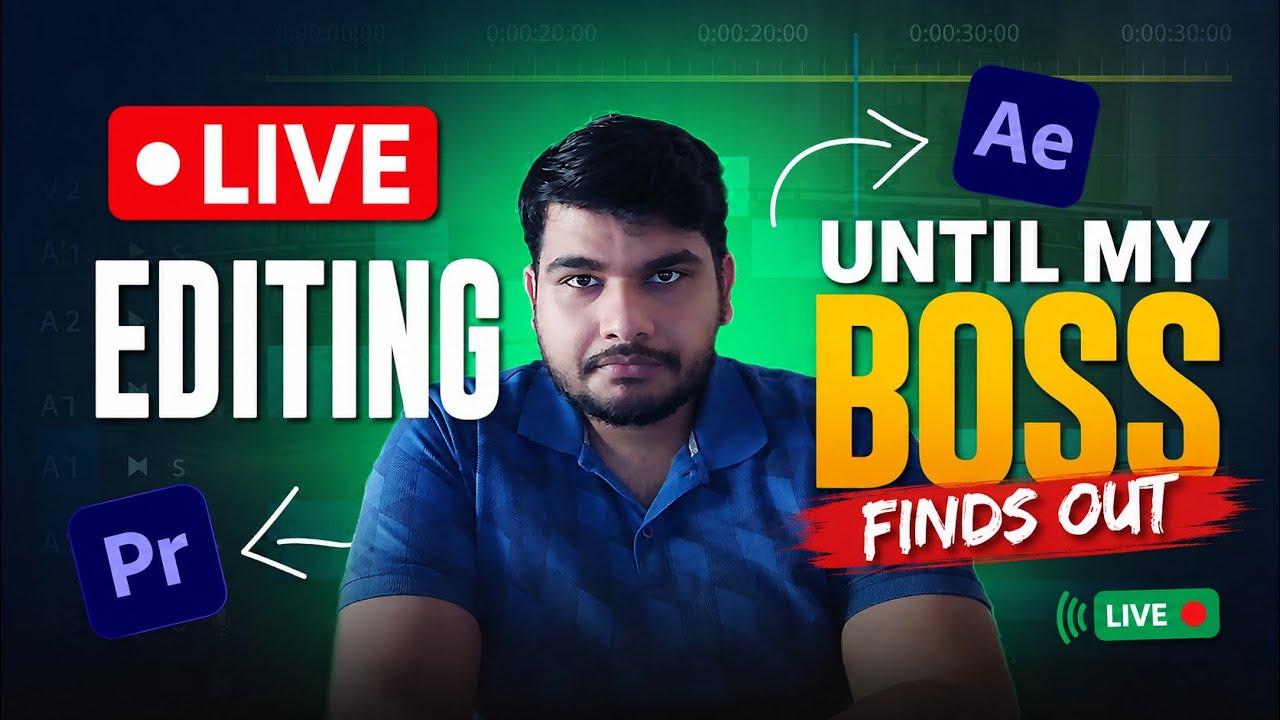 Editing LIVE While I’m Supposed To Be Working - YouTube