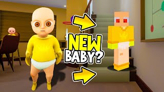 NEW HOUSE?! Baby In Yellow VS Minecraft! Build Challenge!