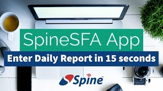SpineSFA App | Enter DPR in 15 seconds! screenshot 2