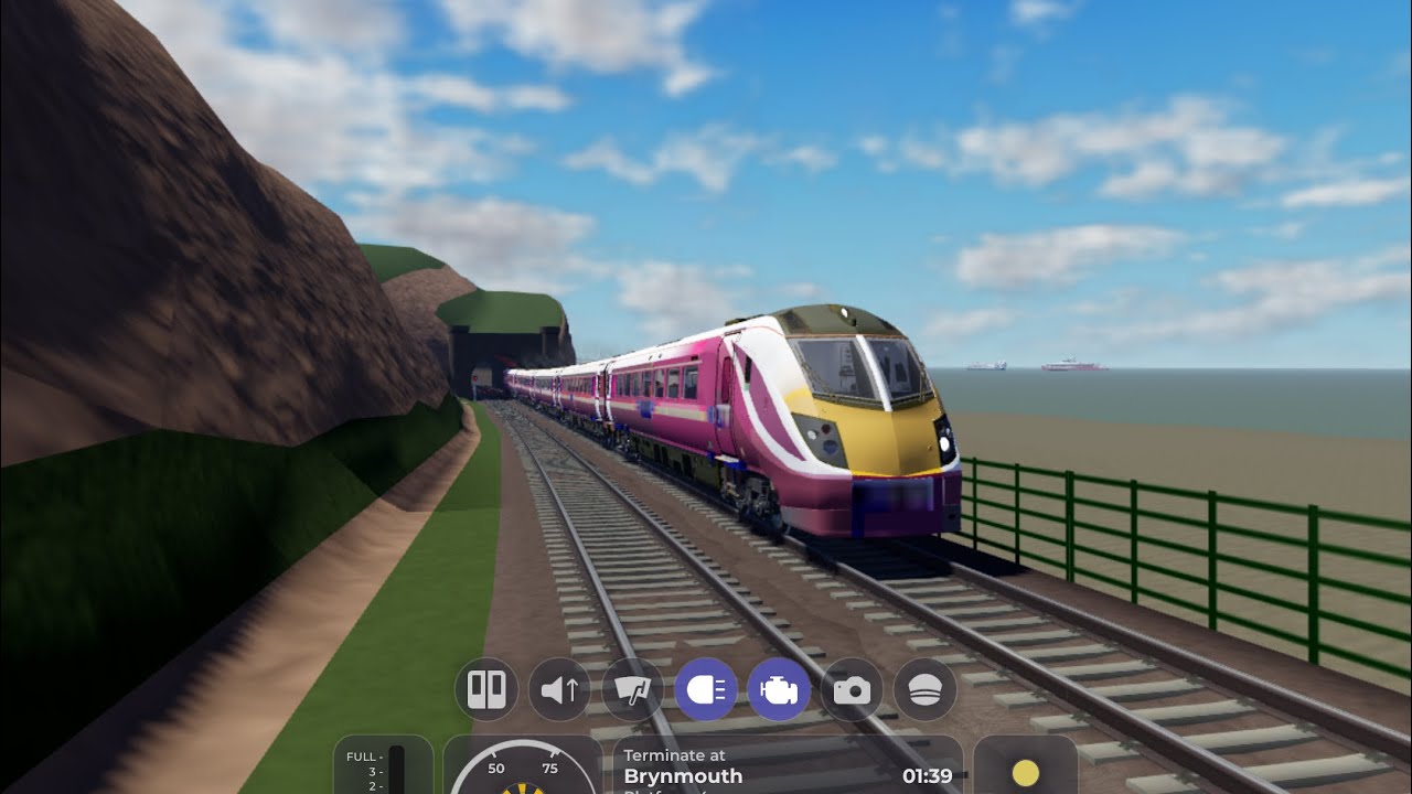Class 180 from meryon sidings to brynmouth British railway 1.4