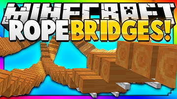 Minecraft: Instant Hanging Rope Bridges
