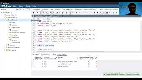 Sistem Basis Data Praktikum Modul 3 Implementasi pada PgAdmin