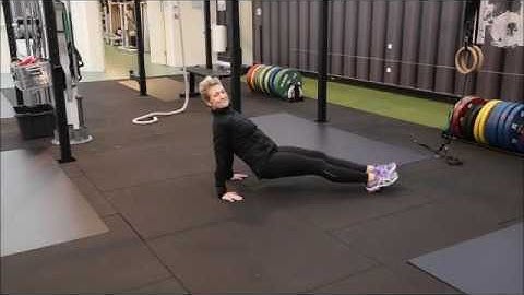 Fitness | Reverse Plank (long bridge) | Bagside planke | 3 versions