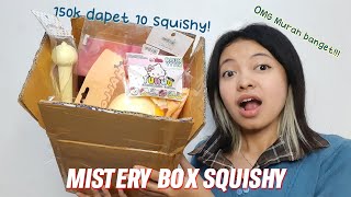 150K DAPET 10 SQUISHY LICENSED!? UNBOXING MISTERY BOX SQUISHY!