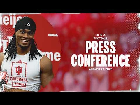 Indiana Football | Lee Beebe Jr. Press Conference | 8/21/26