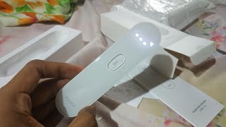 Unboxing and Testing Xiaomi Mijia iHealth Body and forehead Thermometer - tagalog
