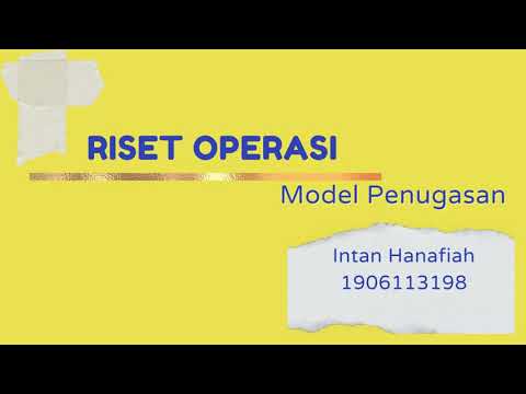 Model Penugasan Minimum