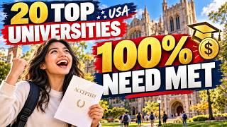 20 Top Universities in the USA | They Meet 100% of Demonstrated Need
