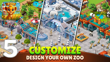 Zoo Life: Animal Park Game - Expand Zoo Habitats - Animal Park Building Simulation - Part 5