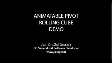 Animatable Pivot - Rolling Cube Demo