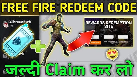 Free fire new redeem code today | free fire rampage party day - 6 redeem code
