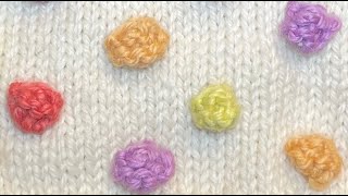 Garter Stitch Bobble - Lulu Cowl