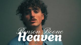 Download Lagu Benson Boone - Heaven (Official Lyrics Video) MP3