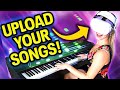 How to upload your midi songs to play vr piano with pianovision