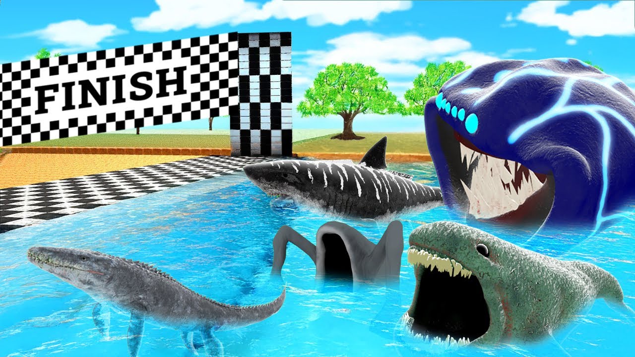 ¿QUIEN es el MAS RAPIDO de Los Monstruos Marinos? 🏁😲