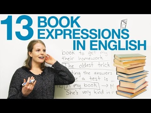 13 BOOK Expressions in English