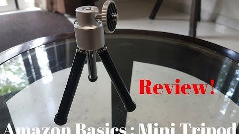 Amazon Basics Mini Tripod Unboxing & Review! Making Steadier YouTube Videos! Tripod Tricks!