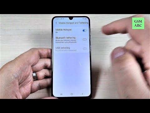How to enable MOBILE HOTSPOT on Samsung Galaxy A10, A20, A30, A40, A50 & A70
