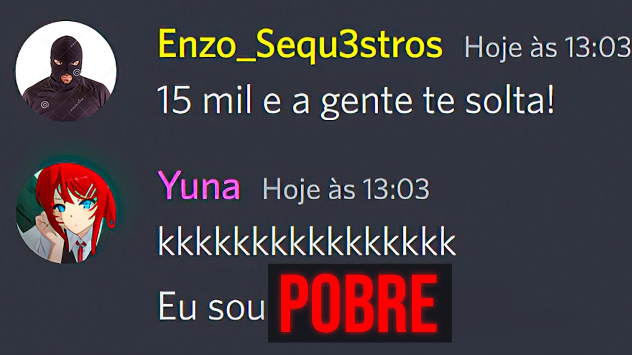 Pov: Você é Sequ3strado mas é Pobre