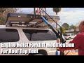 Engine Hoist Forklift Modification for Roof Top Tent