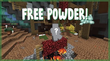 HOW TO GET FREE MITHRIL POWDER WHILE AFK + Loot from 1h of afking | Hypixel Skyblock Dwarven mines