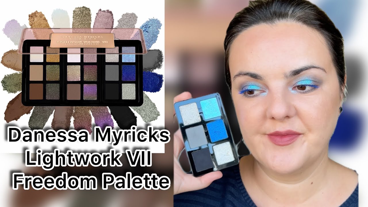 Палитра теней Danessa Myricks Lightwork VII Freedom: образцы и варианты макияжа