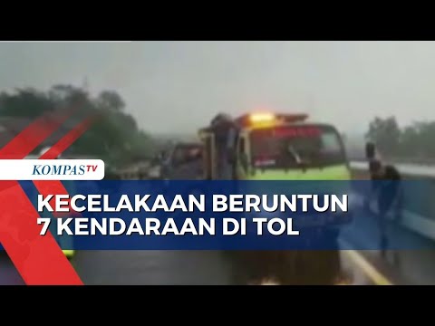 7 Kendaraan Terlibat Kecelakaan Beruntun di Tol Bawen-Ungaran, Semua Sopir dan Penumpang Selamat!