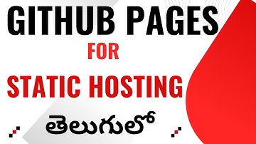 GitHub Pages | Host Static Website for Free  | @CodeKamikaze in  #telugu