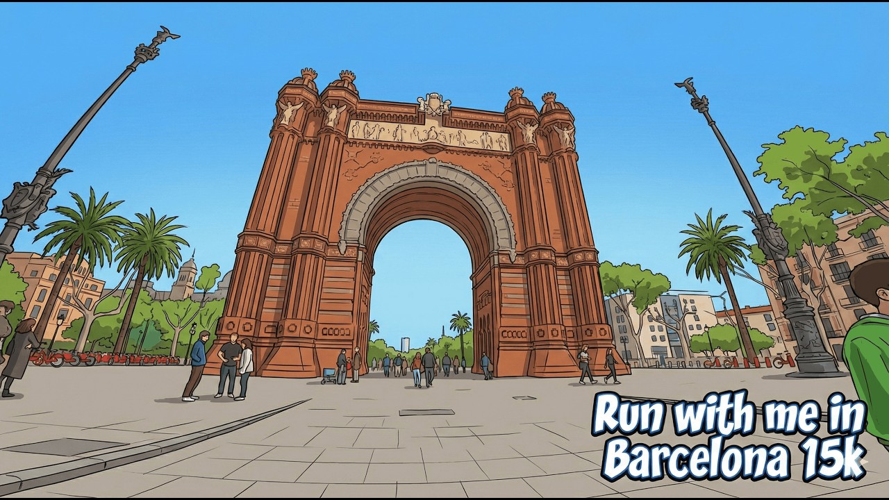 Run with me in Barcelona 15k | Virtual Run | #8