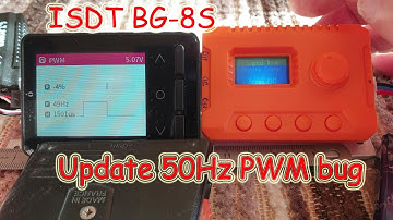 ISDT BG-8S Firmware update 50Hz PWM bug