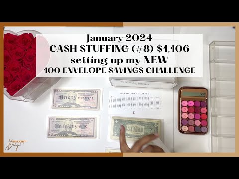 HOW TO SUCCESSFULLY COMPLETE THE 100 ENVELOPE CHALLENGE | SAVE 50 | ,006 CASH STUFFING