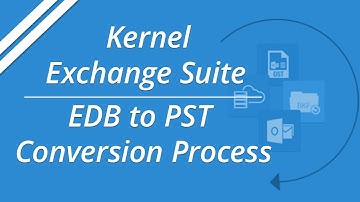Recover and save damaged EDB to PST format Using Kernel Exchange Suite