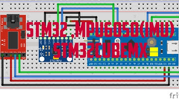 How to interface STM32f103c8t6 with imu MPU6050  accelerometer and Gyroscope using stm32cubemx