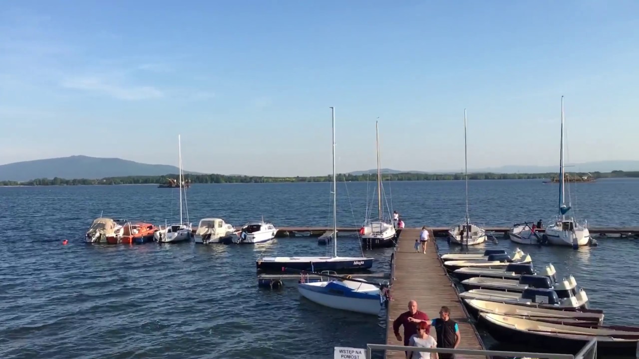 Zalew Mietkowski 17.05.2017 / plaża marina Borzygniew Mietków Polska