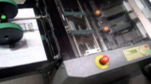 DUPLO DBM120 BOOKLETMAKER TEST VIDEO by www.Lcegraphics.com