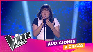 Aldana Cardozo canta "En cambio no" | Audiciones a ciegas | La Voz Kids Uruguay 2023