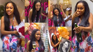 Actress Uche Montana Biggest Surprise On Her 30th Birthday By Maurice Sam, Chidi Dike and..….