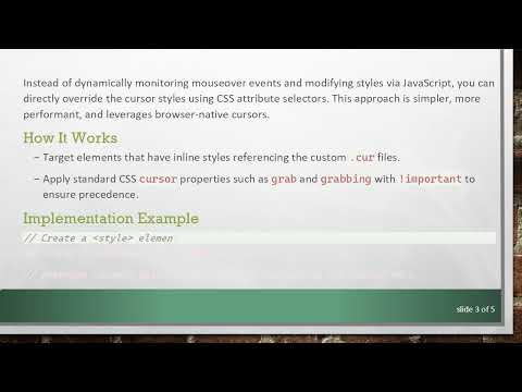 How to Replace Default Mouse Cursors in Gmail on Chromium