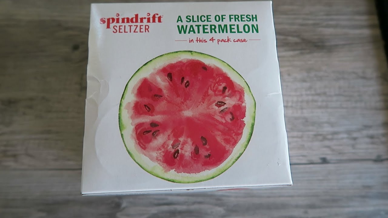 Trader Joe's Spindrift Watermelon Seltzer Review - YouTube