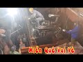 CẬN CẢNH CÁC BÁC THỢ ĐANG SỬA LẠI MÁY TÀU