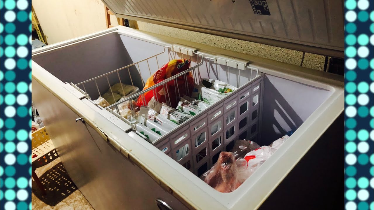 تنظيف وترتيب اقذر فريزر صندوق الكبير وفكرة خطيرة للتنظيم من الداخل/ تركته سنة