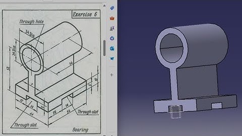 Catia V5 Tutorial: Beginner Drawing Exercise 6